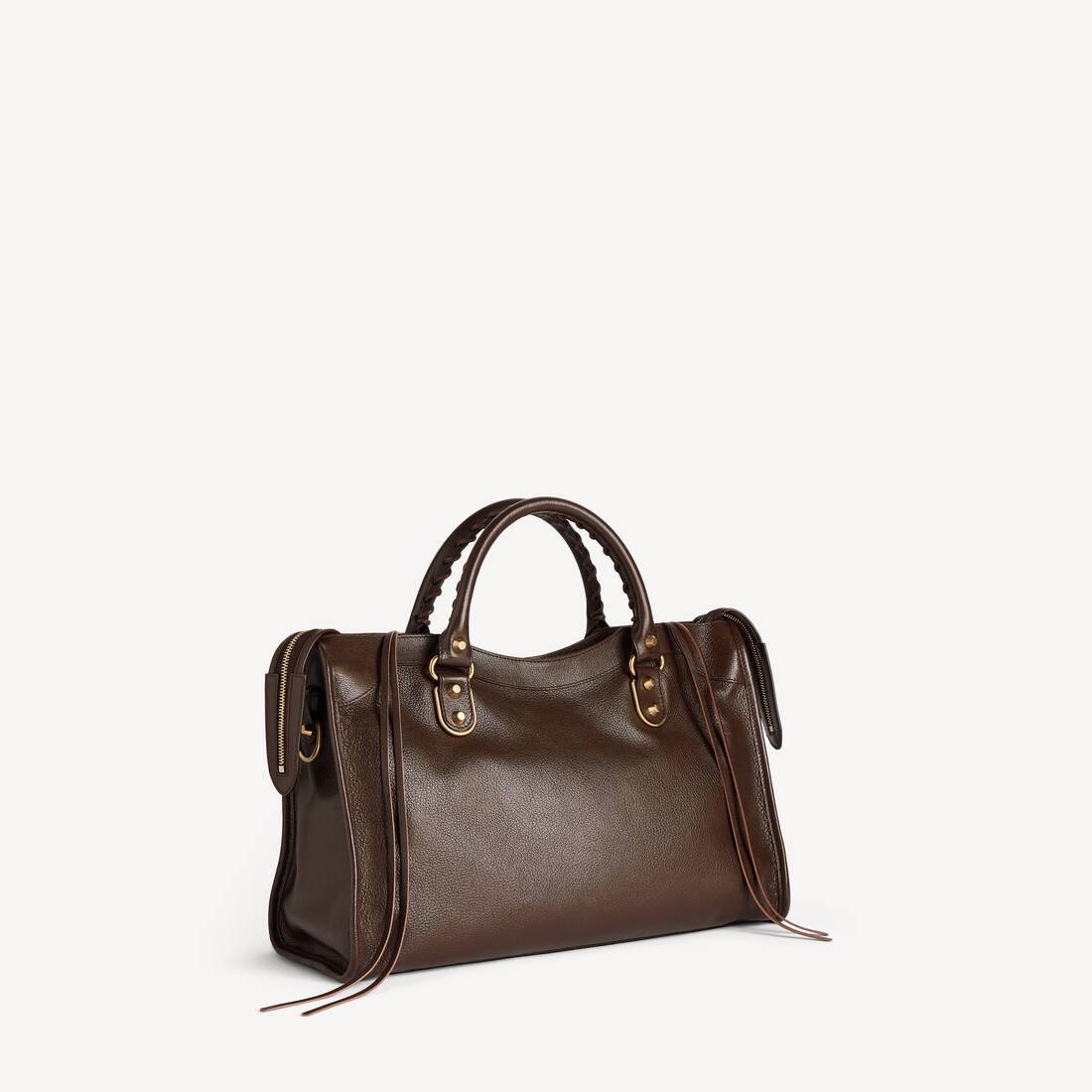 Women's Le City Uptown Bag Medium in Coffee | Balenciaga United Kingdom EN - Image 3