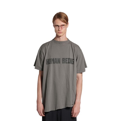human being shifted t-shirt