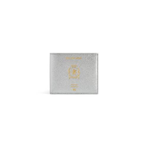 passport square folded wallet