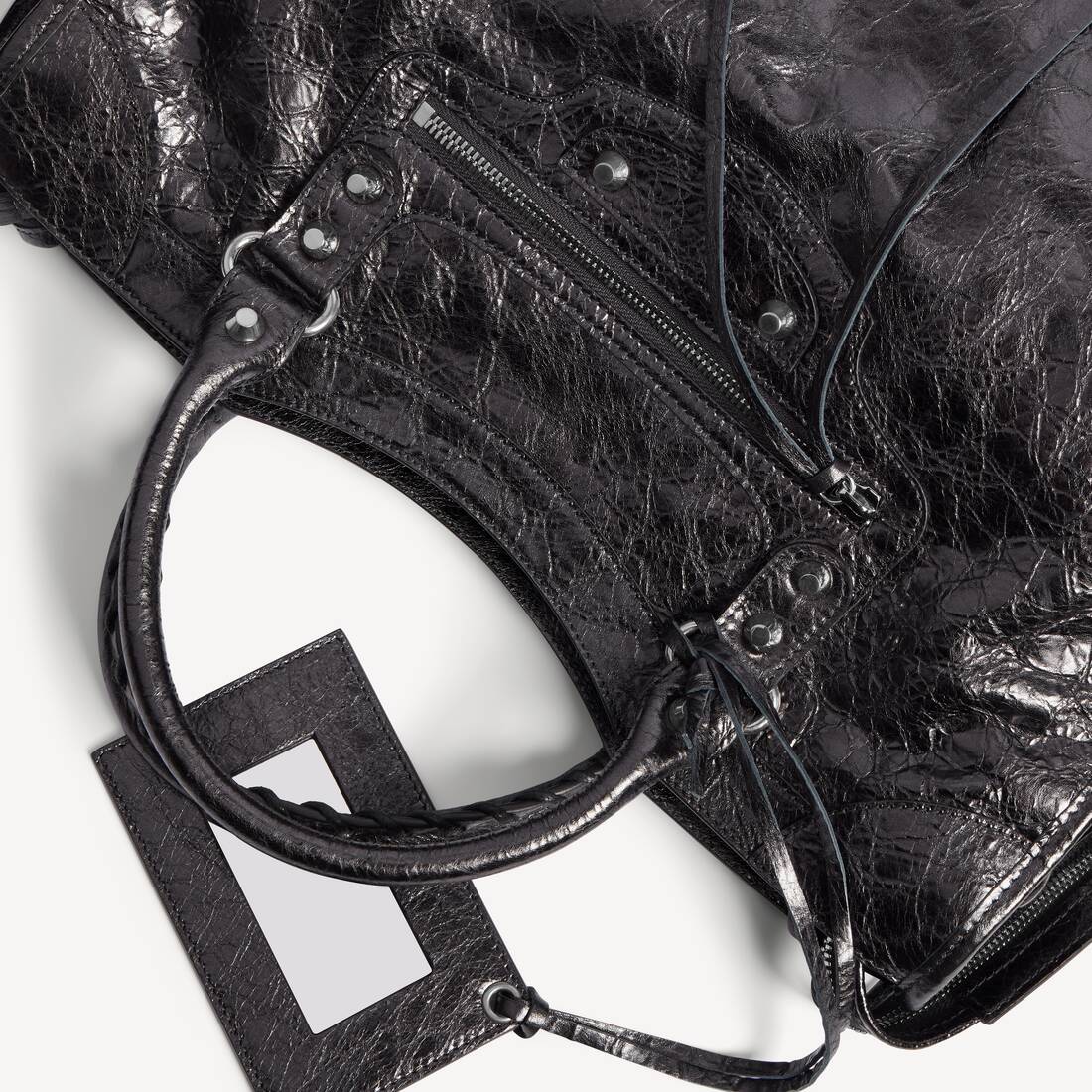 Women's Le City Bag Medium in Steel Grey | Balenciaga Australia EN - Image 6