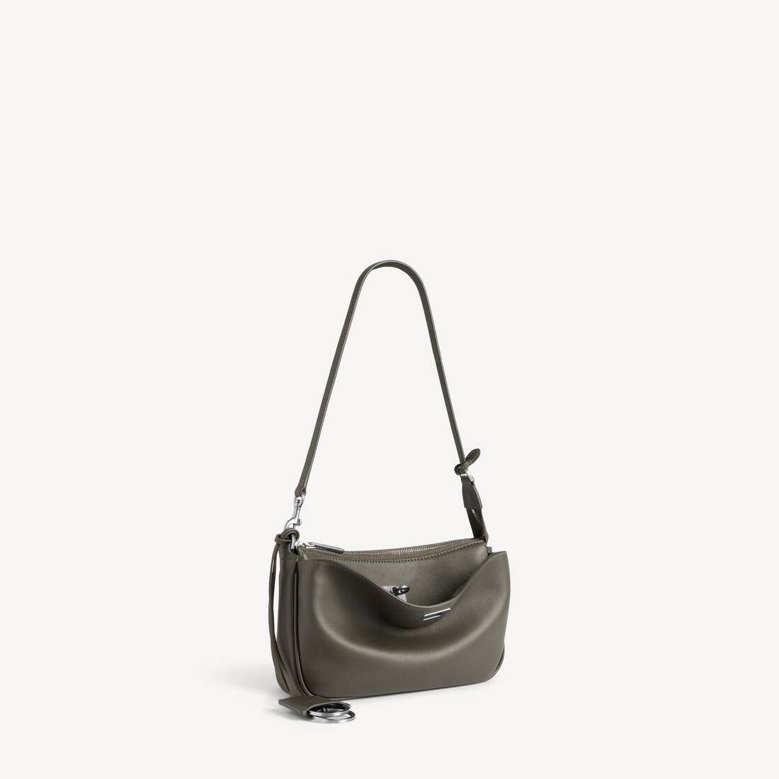 Women's Rodeo Sling Pochette in Khaki | Balenciaga Italy EN - Image 2