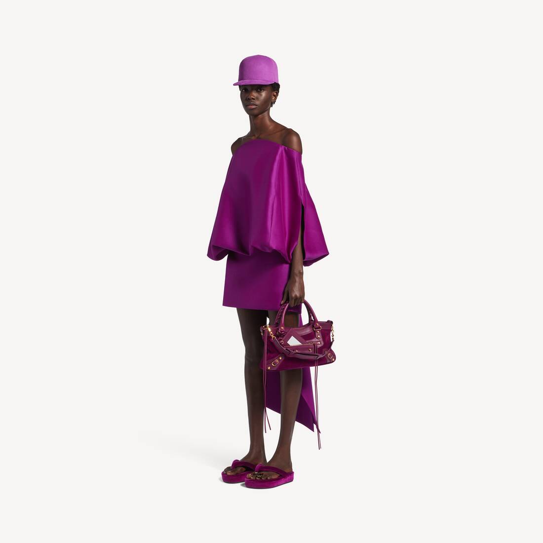 Women's Jet Lag Thong in Purple | Balenciaga Bulgaria EN - Image 7