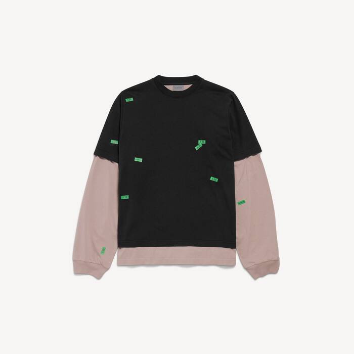 520 stickers hybrid double t-shirt