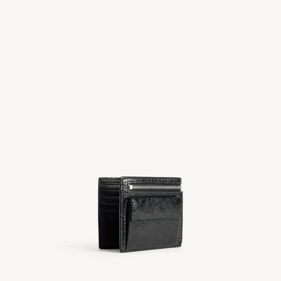 Men's Superbusy Square Folded Wallet  in Black | Balenciaga Canada EN - Image 2