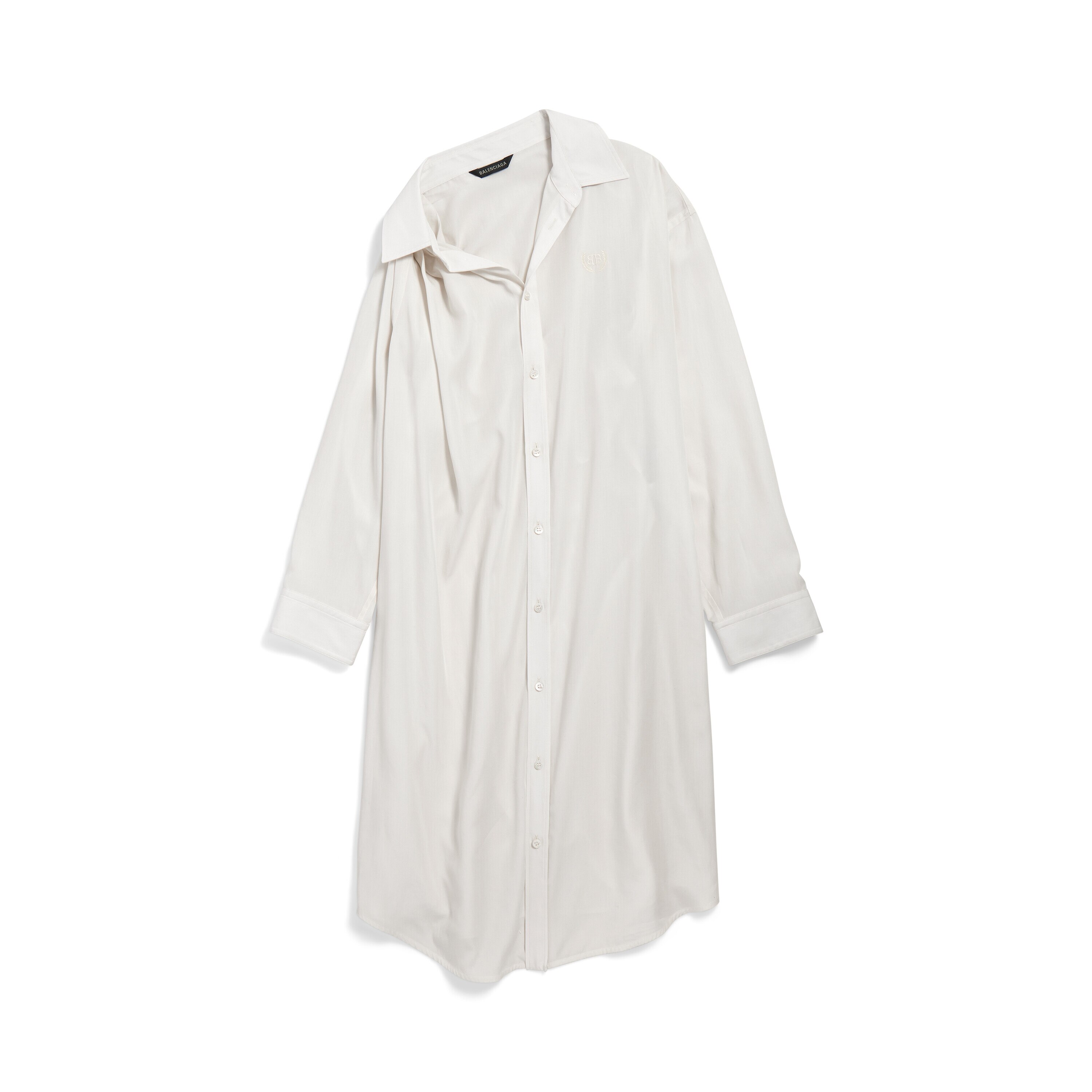 Women's One Shoulder Dress in Dirty White | Balenciaga US