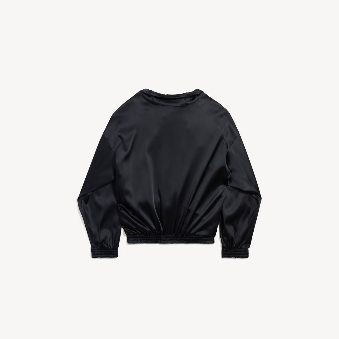Women's Off-shoulder Tracksuit Jacket in Black | Balenciaga Hong Kong SAR EN - Image 2