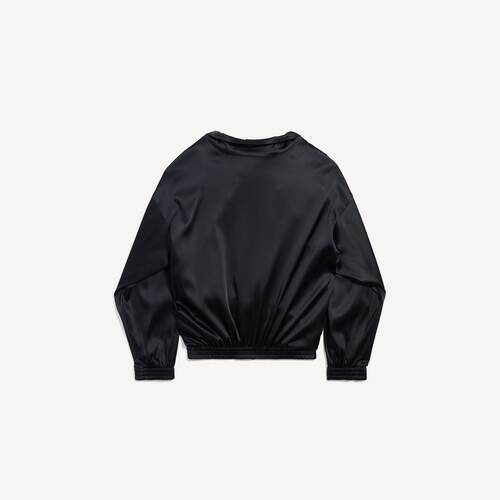 off-shoulder tracksuit jacket
