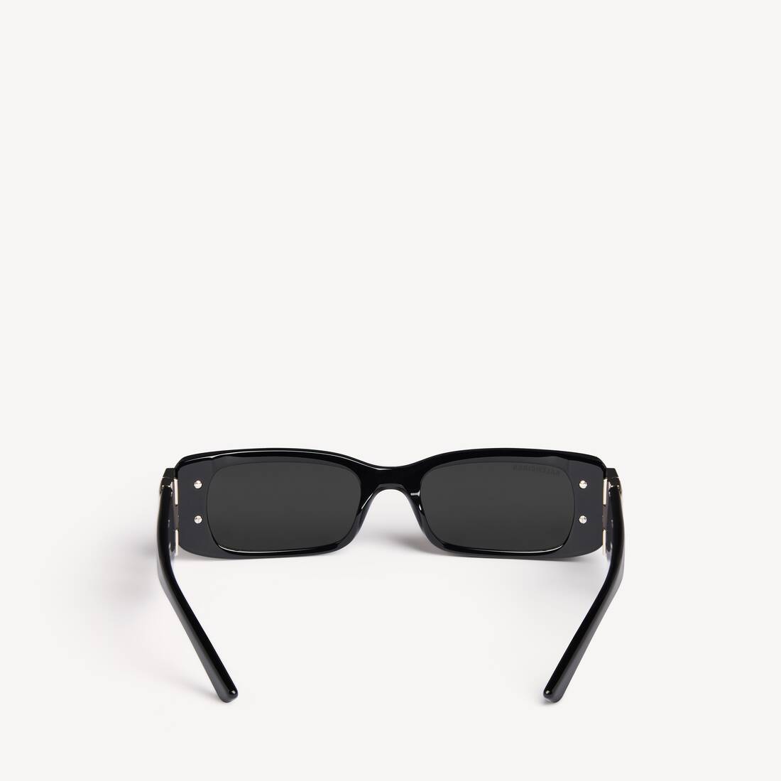 Women's Dynasty Rectangle Sunglasses in Black | Balenciaga Macau SAR EN - Image 2