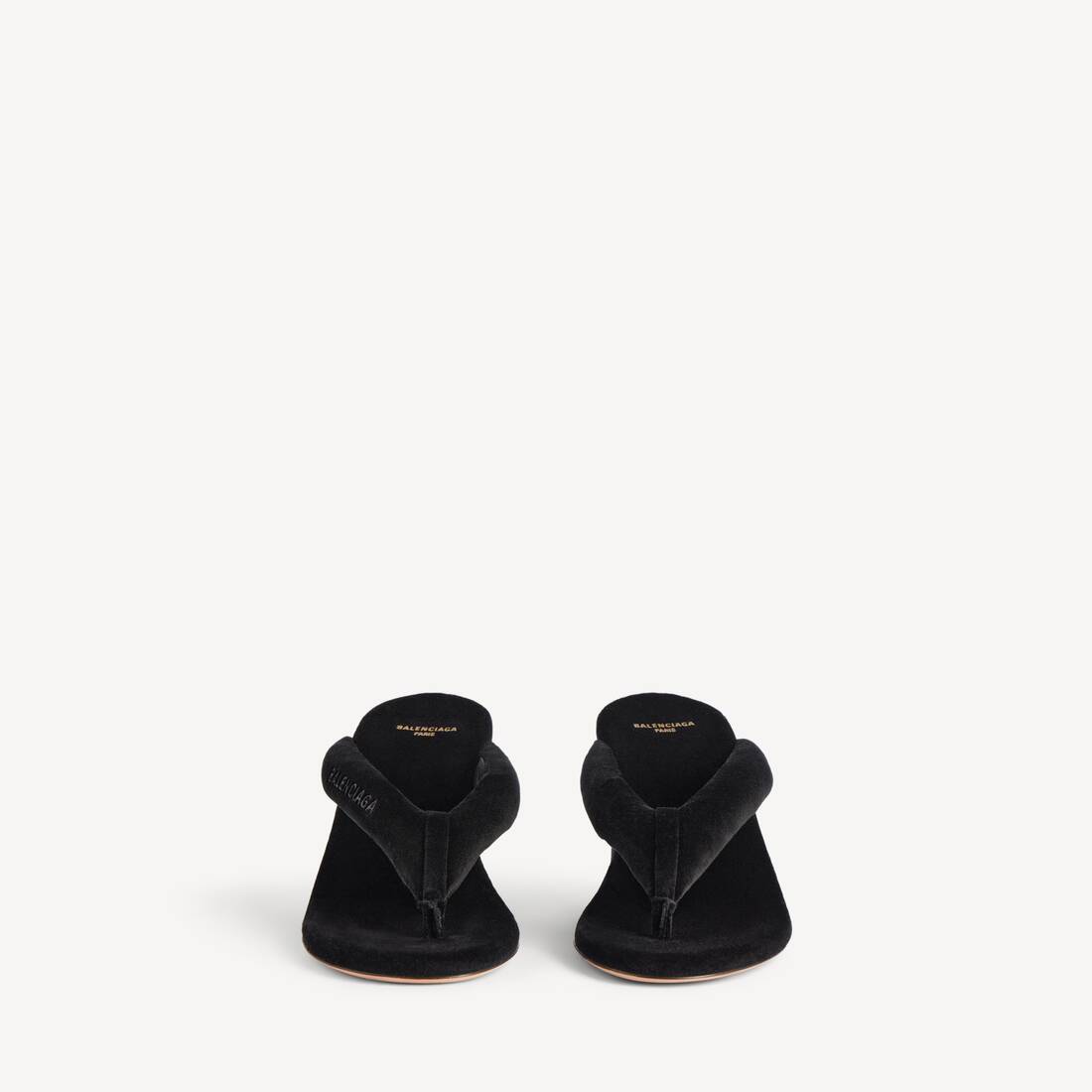 Women's Gaeta Wedge Thong in Black | Balenciaga Japan EN - Image 3