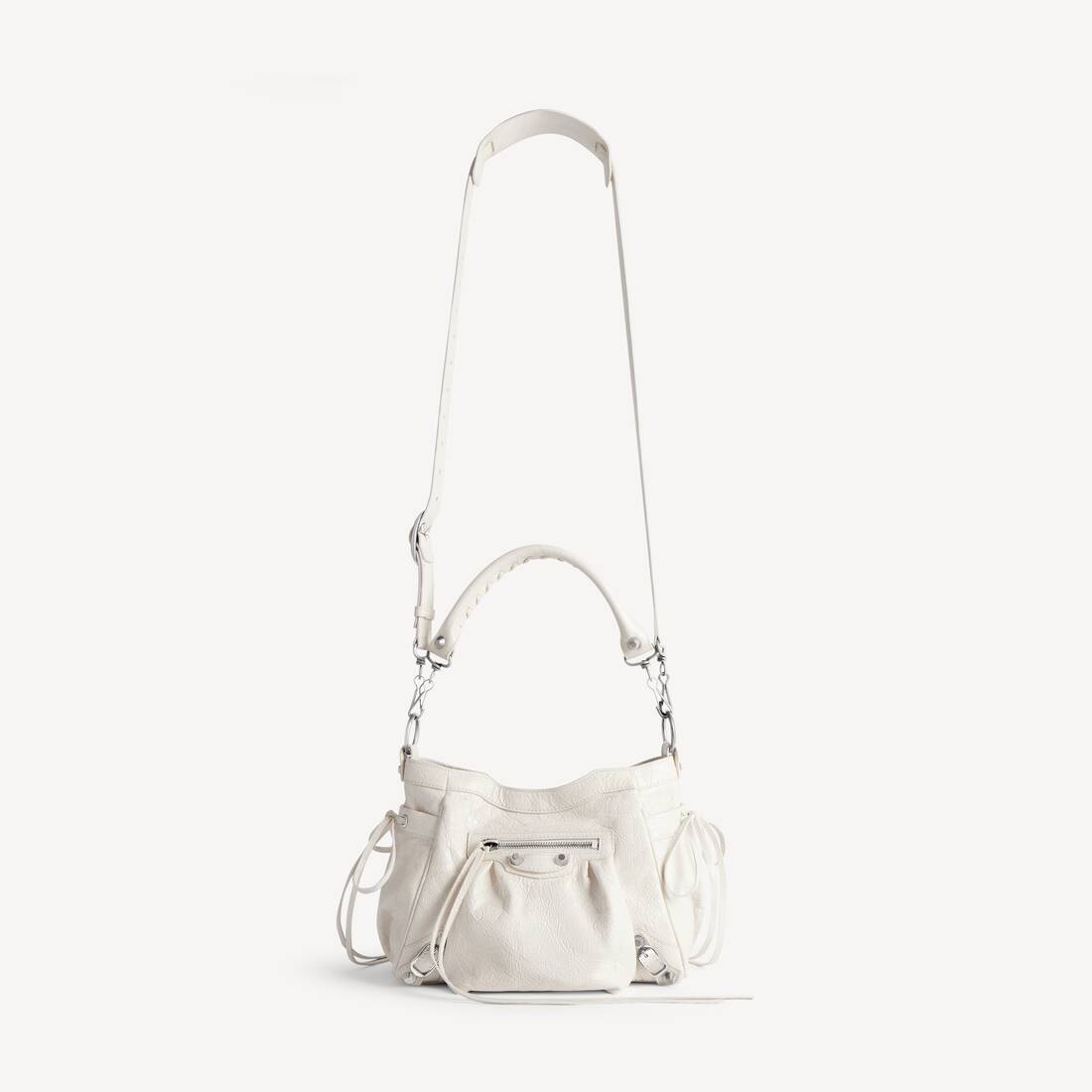 Le City Bucket Bag Klein f&uuml;r Damen in Optisches Wei&szlig; | Balenciaga &Ouml;sterreich DE - Image 4