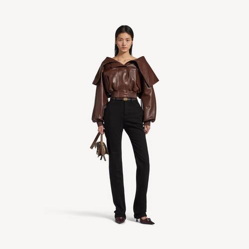bluse mit wickelkragen