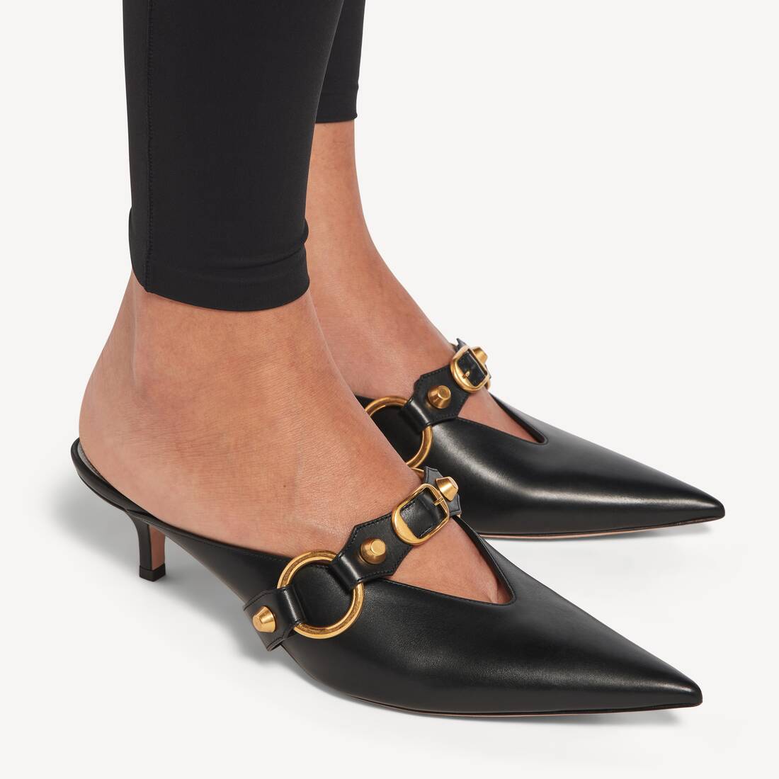 Women's City Mule in Black | Balenciaga Denmark EN - Image 6