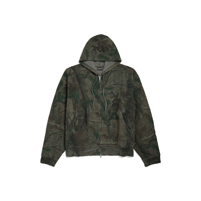 diamond b オーバーサイズ ジップアップ hoodie