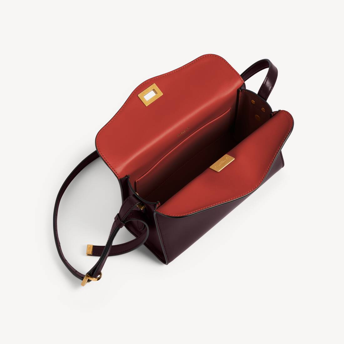 Women's Le 7 Shoulder Nano Bag in Raisin | Balenciaga Netherlands EN - Image 4