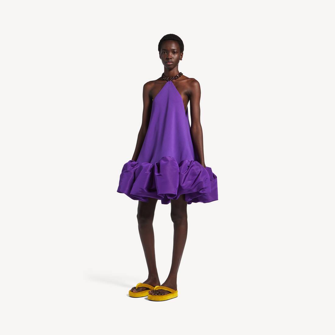 Women's Jet Lag Thong in Mustard | Balenciaga Hungary EN - Image 7