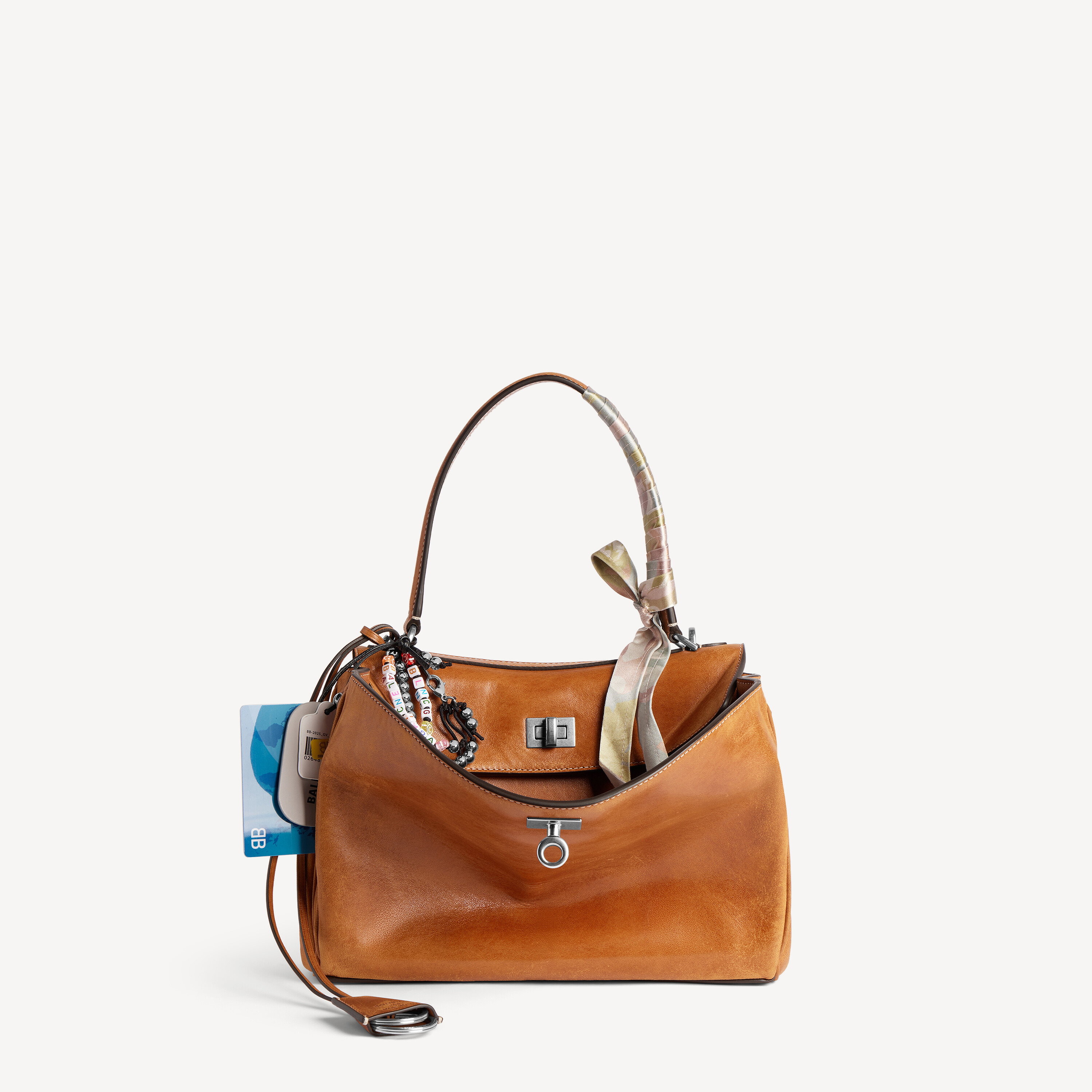Women's Rodeo Handbag Small With Charms in Tan Cowboy