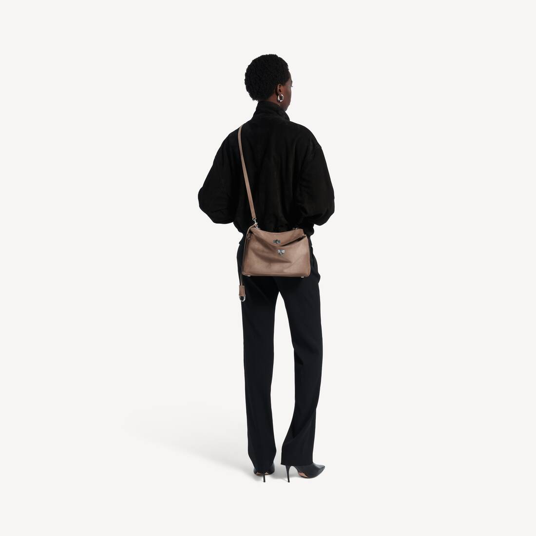 Women's Rodeo Handbag Small in Sesame | Balenciaga Romania EN - Image 7