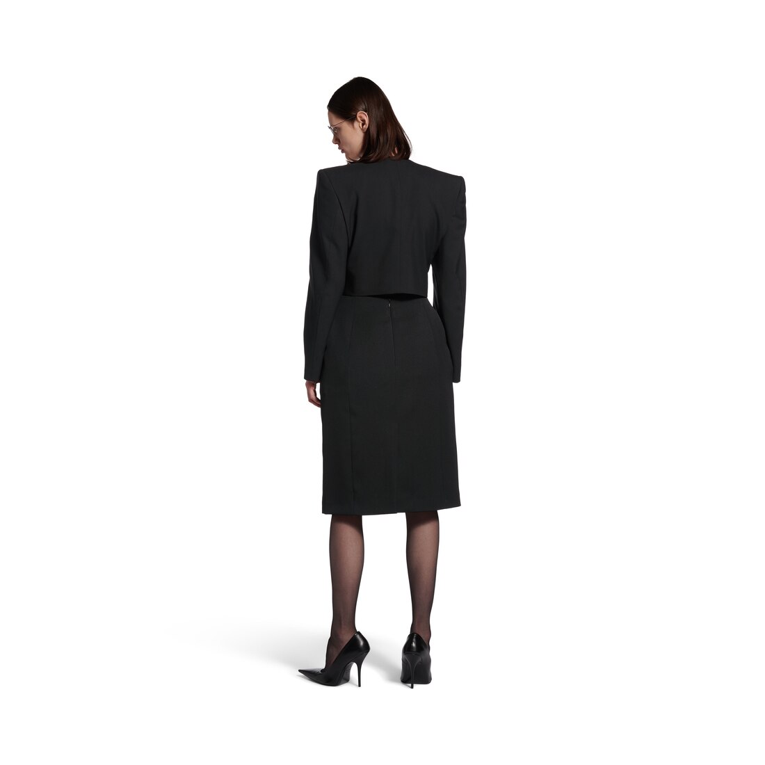 【送料込】BALENCIAGA★Spencer テーラードジャケット Women's Spencer Tailored Jacket in Black | Balenciaga US