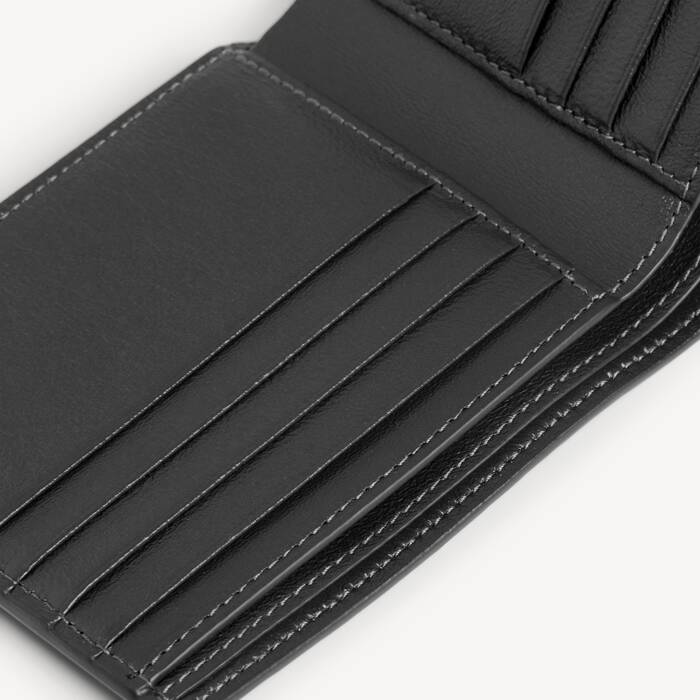 Cartera Plegada Cuadrada Credit para Hombre en Negro - Hombre | Balenciaga Espa&ntilde;a ES - Image 3