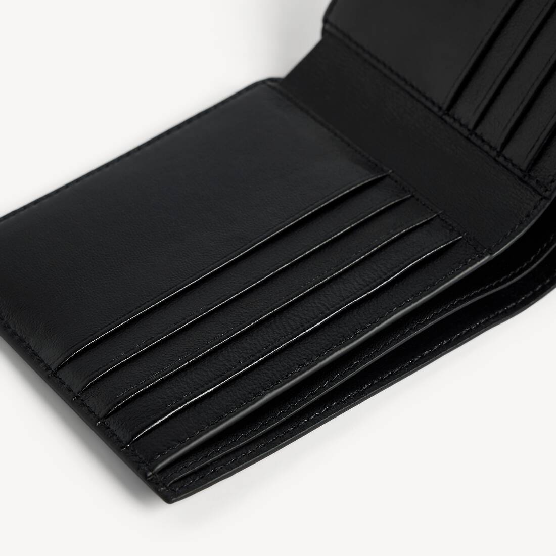 Men's Shopper Square Folded Wallet in Black | Balenciaga Japan EN - Image 4