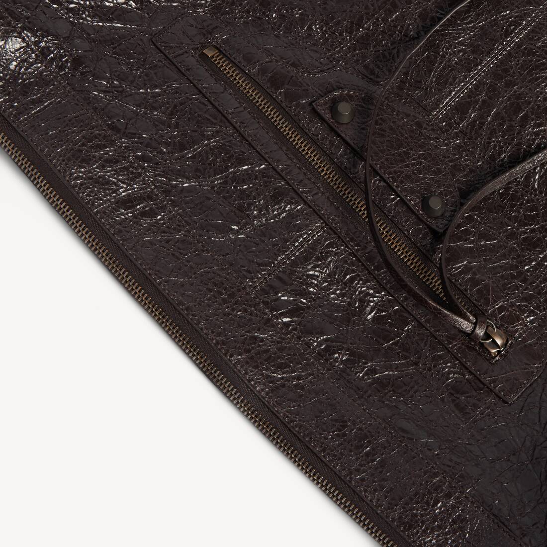 Men's Le City Moto Bag Medium in Espresso | Balenciaga Australia EN - Image 6