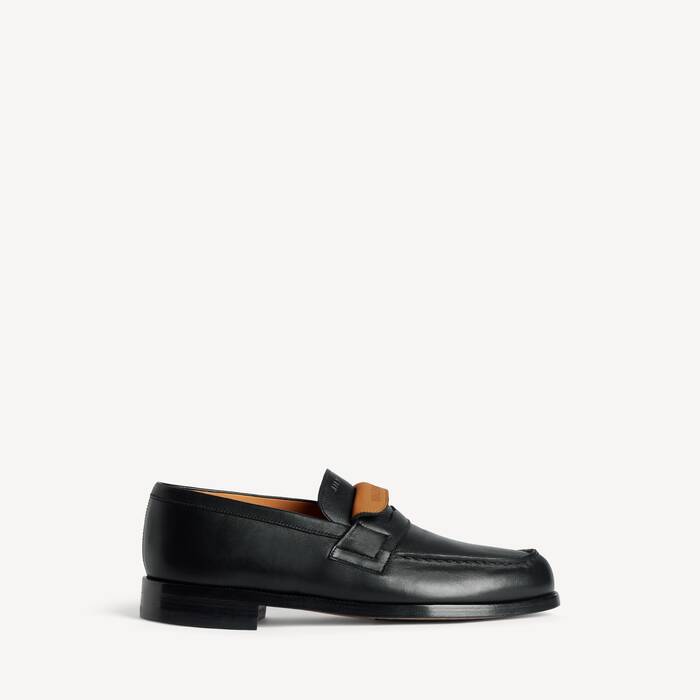 Men's Balenciaga | J.m. Weston Loafer in Black - Men | Balenciaga United Kingdom EN - Image 1