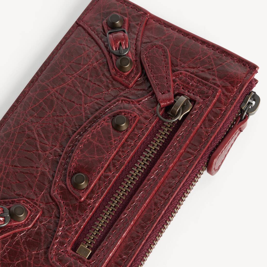 Women's Le City Long Coin And Card Holder in Berry Red | Balenciaga Netherlands EN - Image 4
