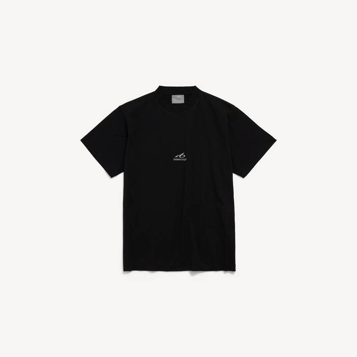 Women's Bodies Short Sleeves T-shirt in Black - Women | Balenciaga Republic Of Korea EN - Image 1