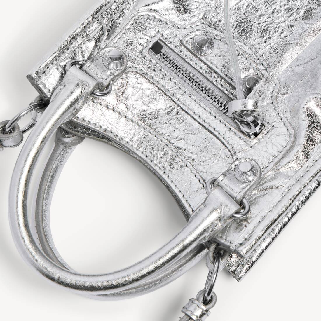 Tote Porta Telefono Le City da Donna in Argento | Balenciaga Italia IT - Image 6