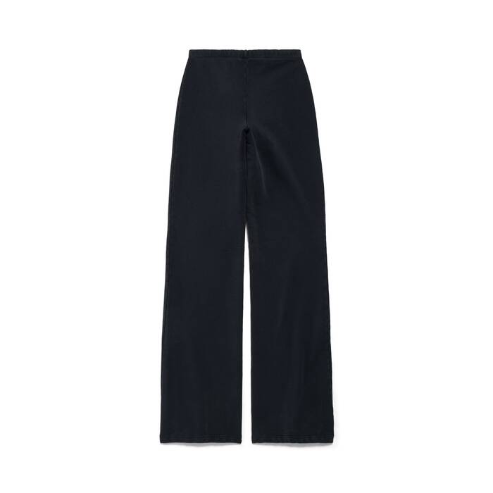 보우 플레어드 스웨트팬츠 