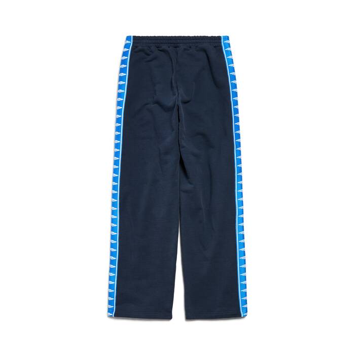 스트라이프 배기 팬츠 