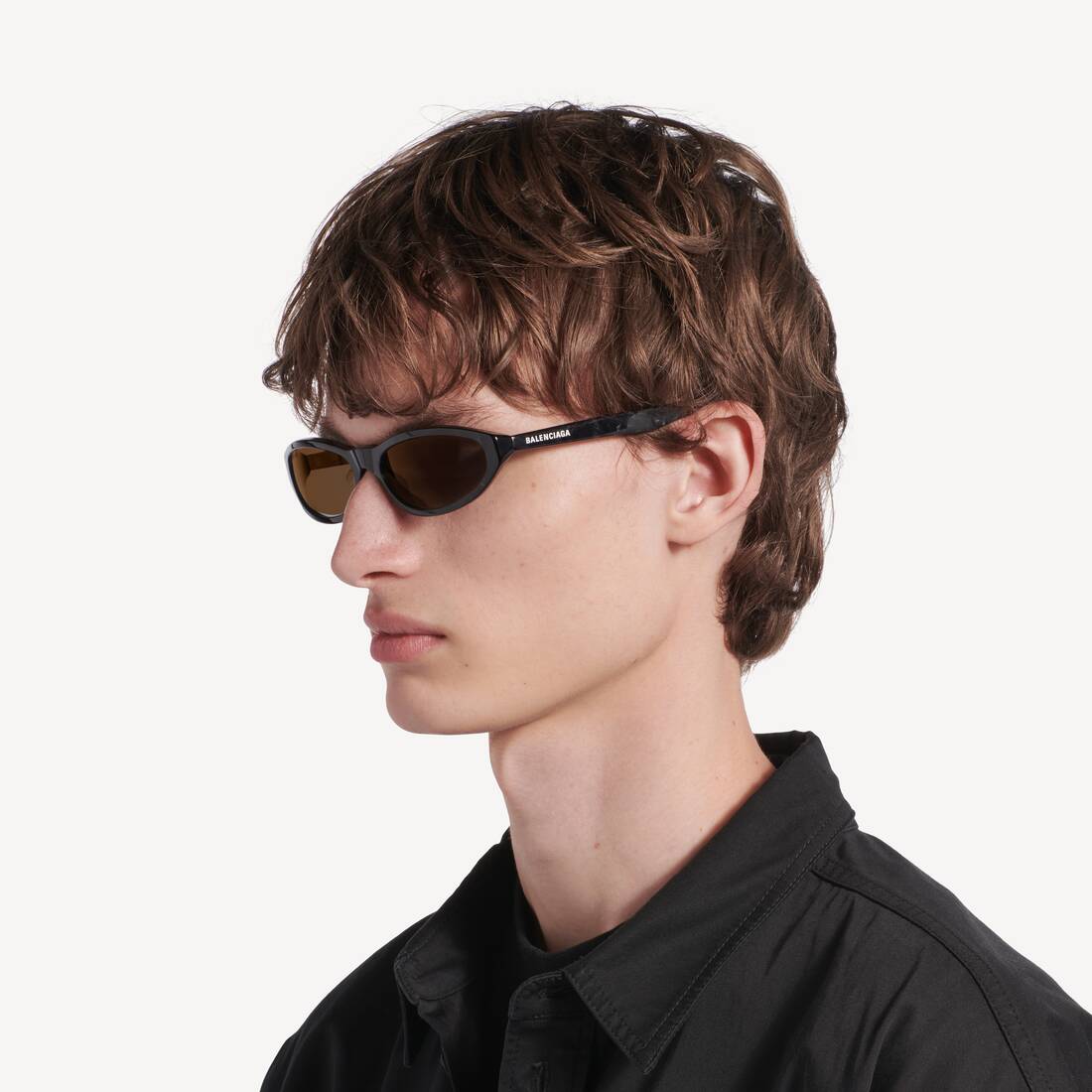 Neo Round Sunglasses in Black | Balenciaga Thailand EN - Image 6