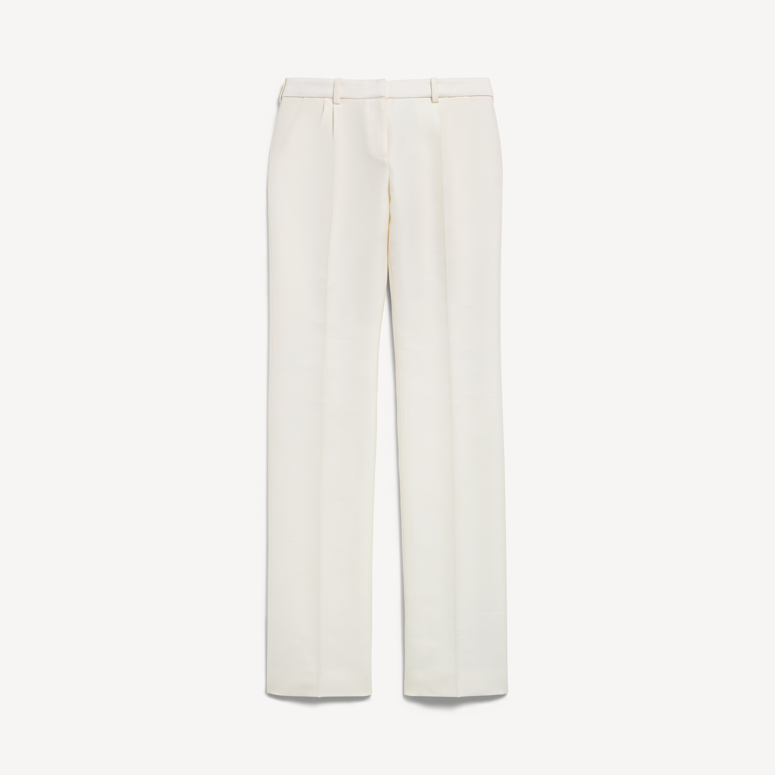 Women's Slim Tailored Pants in Ivory