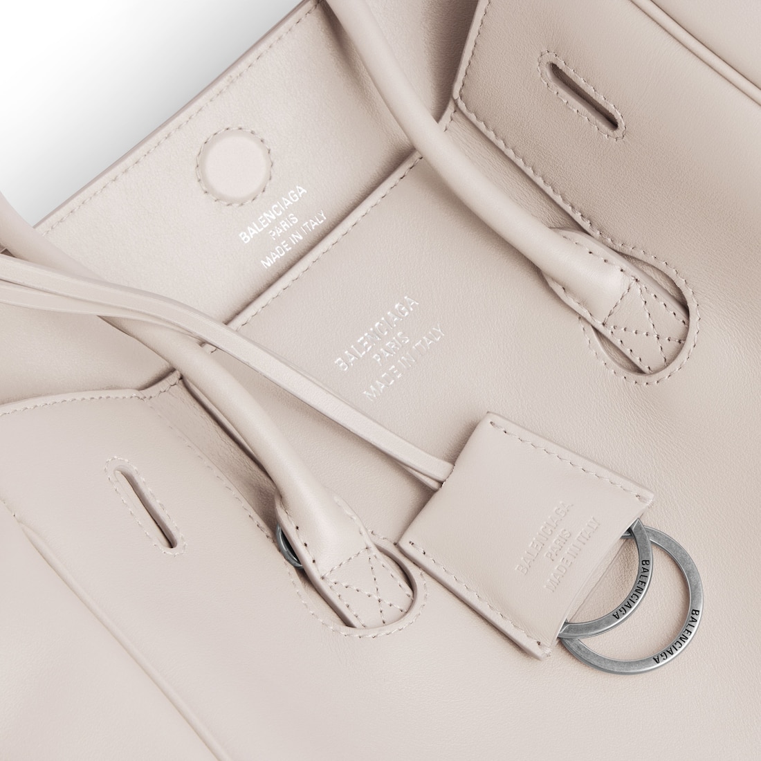 Women's Hampton Carry All Bag Mini in Almond | Balenciaga US