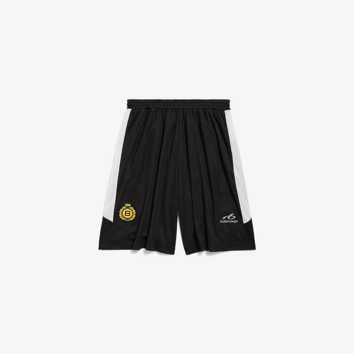 Men's Soccer Baggy Shorts in Black - Men | Balenciaga Germany EN - Image 1