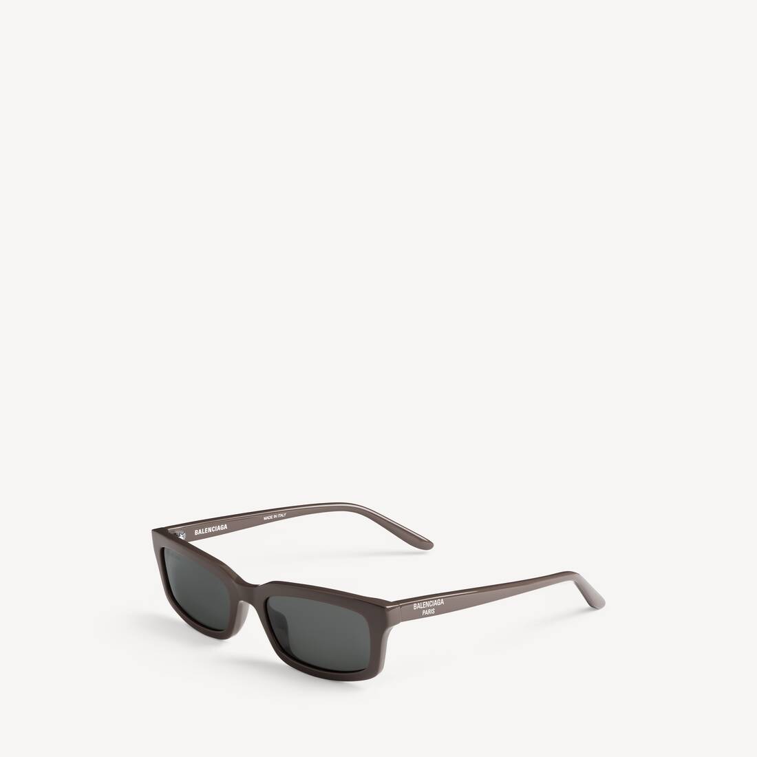 Daily Rectangle Sunglasses in Taupe | Balenciaga Australia EN - Image 4