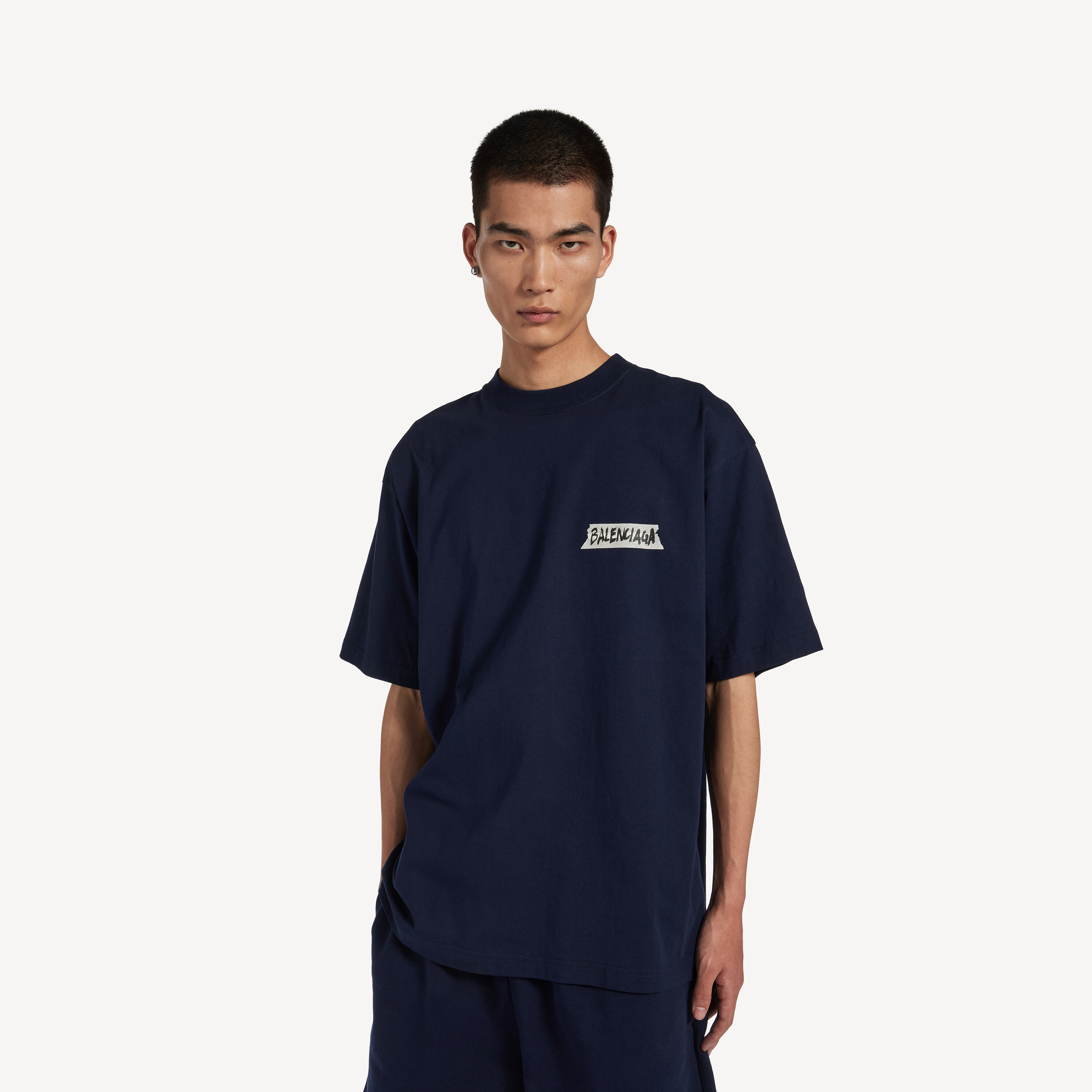 Balenciaga masking tape medium fit t-shirt