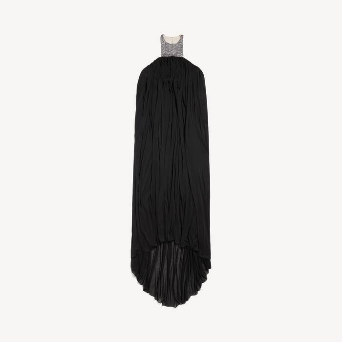 besticktes maxikleid