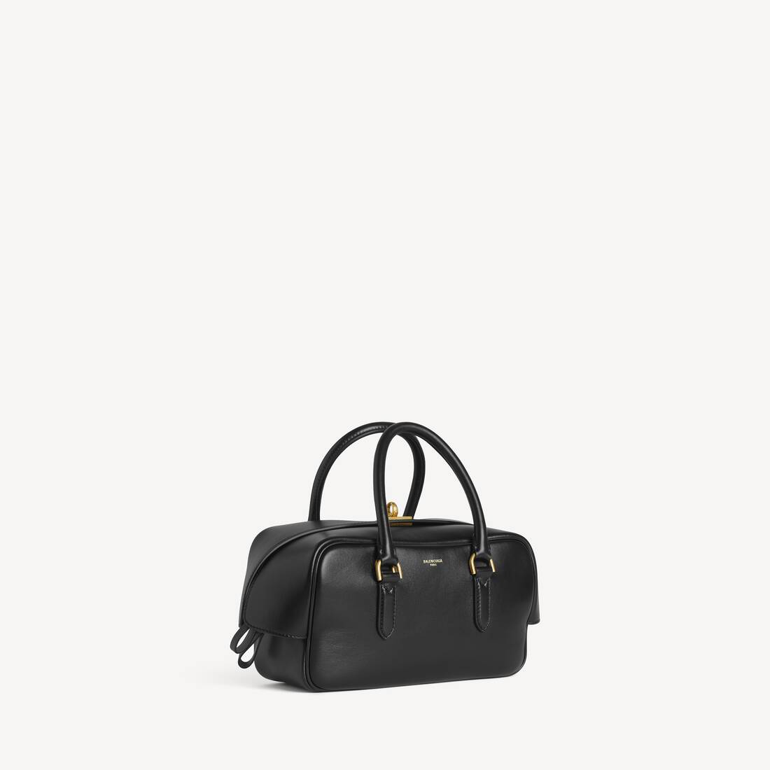 Women's Le 7 Bowling Bag Small in Black | Balenciaga Croatia EN - Image 2