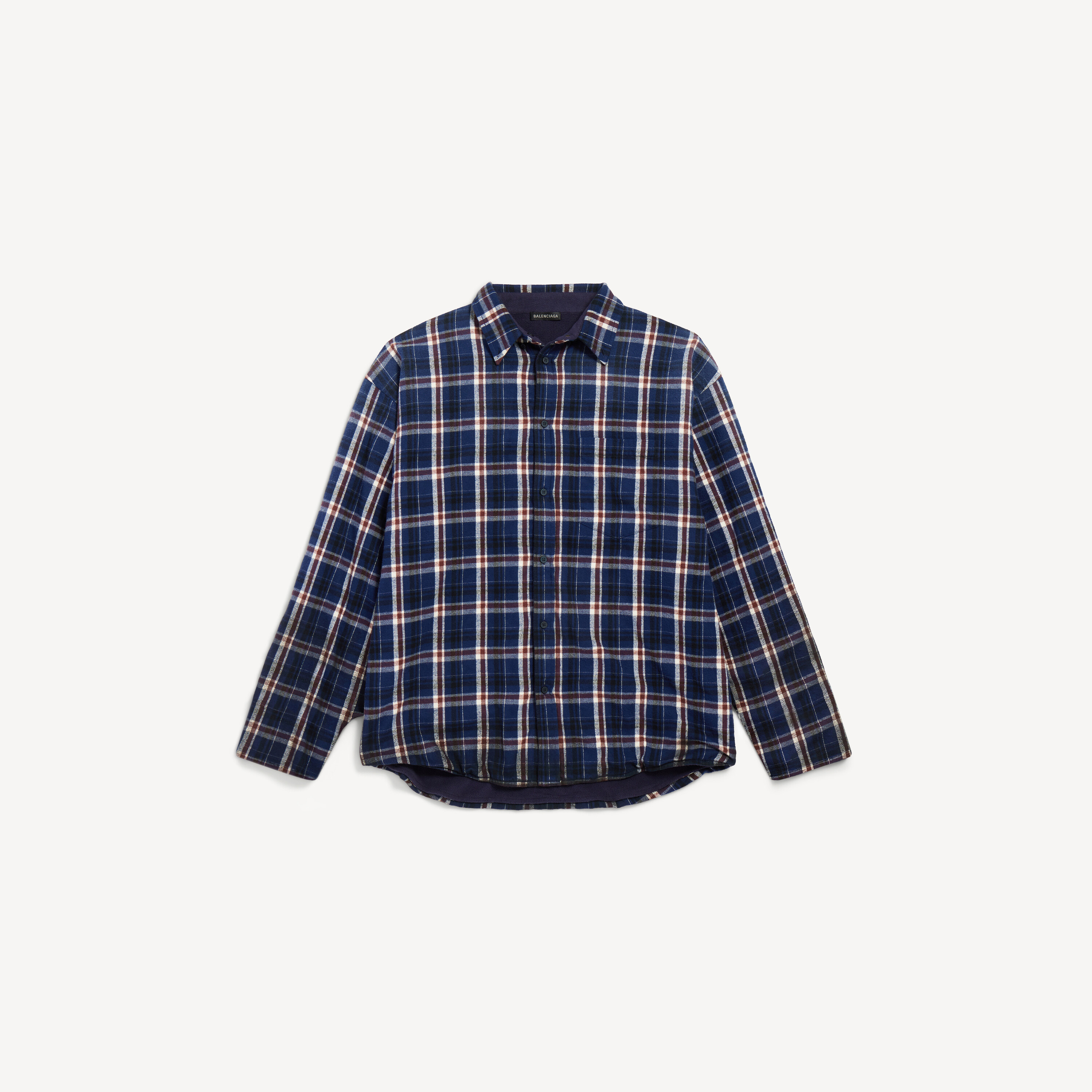 Men's Reversible Shirt in Navy/brown