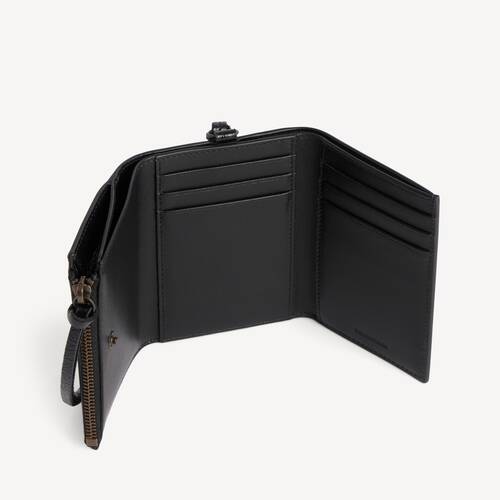 le city trifold wallet on strap