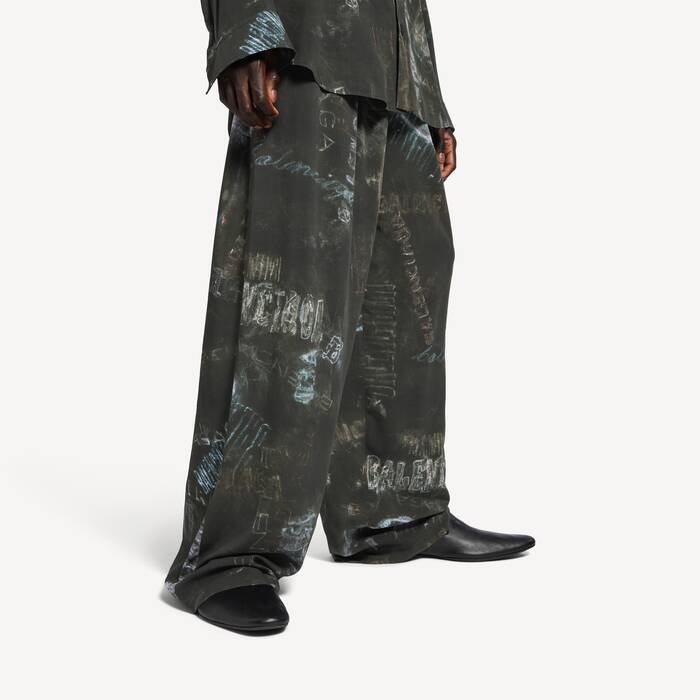 washed crayon allover pyjama trousers