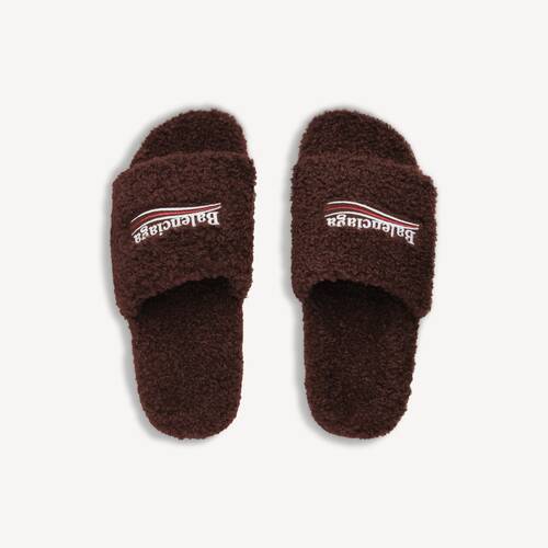 mule ouverte furry