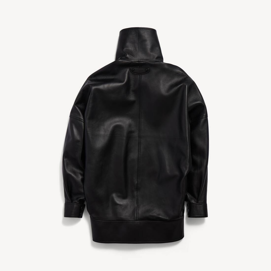 Women's High Collar Bomber in Black | Balenciaga Estonia EN - Image 2