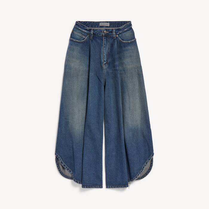 ダーク オーシャン の ウィメンズ Aフィット チューリップパンツ - ウィメンズ | Balenciaga 日本 JA - Image 1