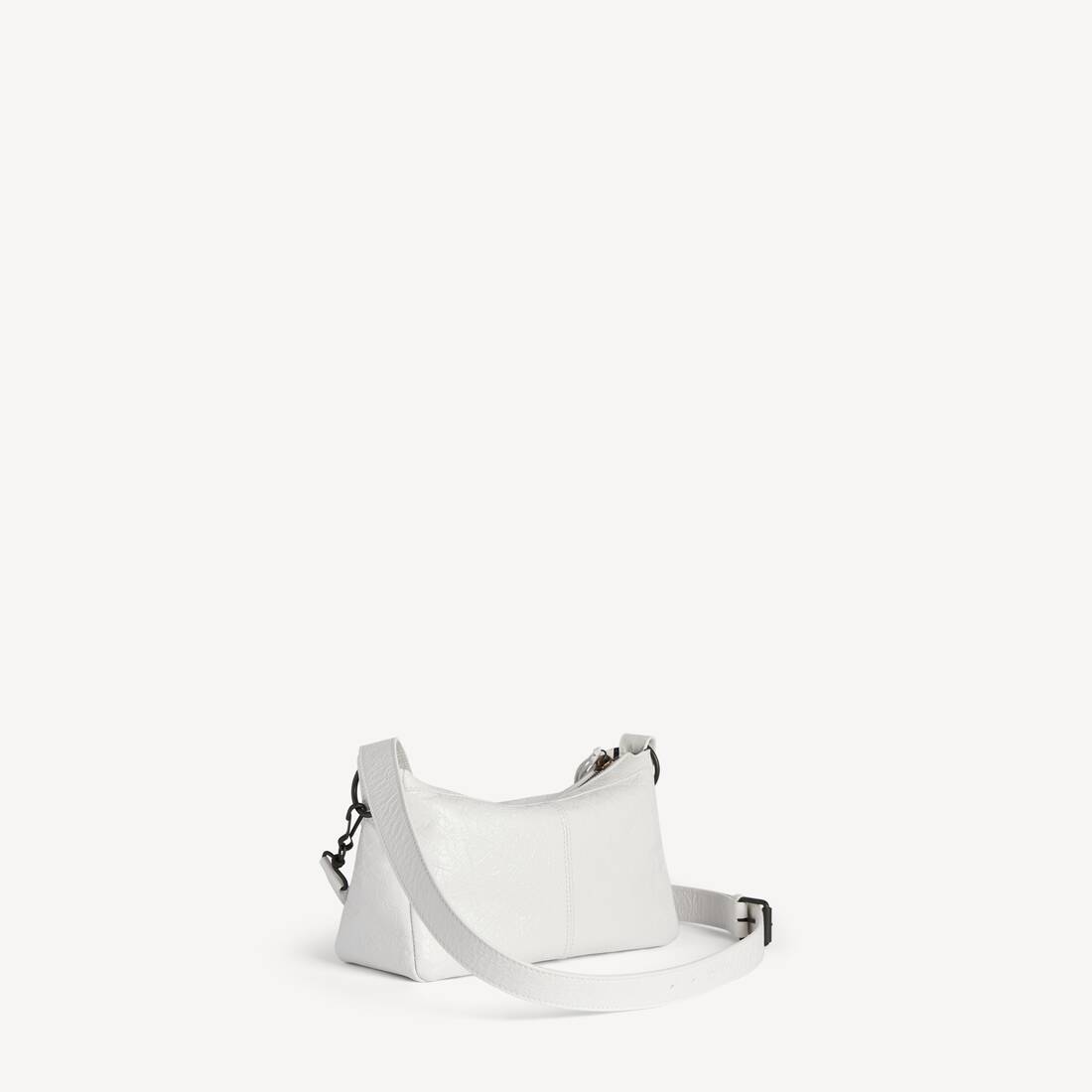 Women's Le City Moto Mini in Optic White | Balenciaga Belgium EN - Image 3