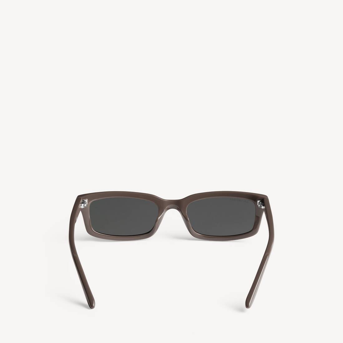 Daily Rectangle Sunglasses in Taupe | Balenciaga Australia EN - Image 2