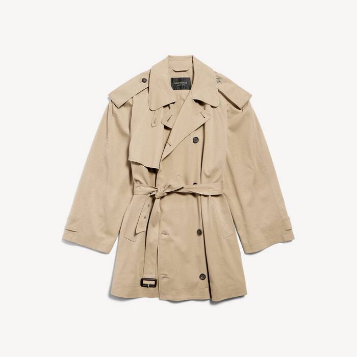 クロップド ライト trench