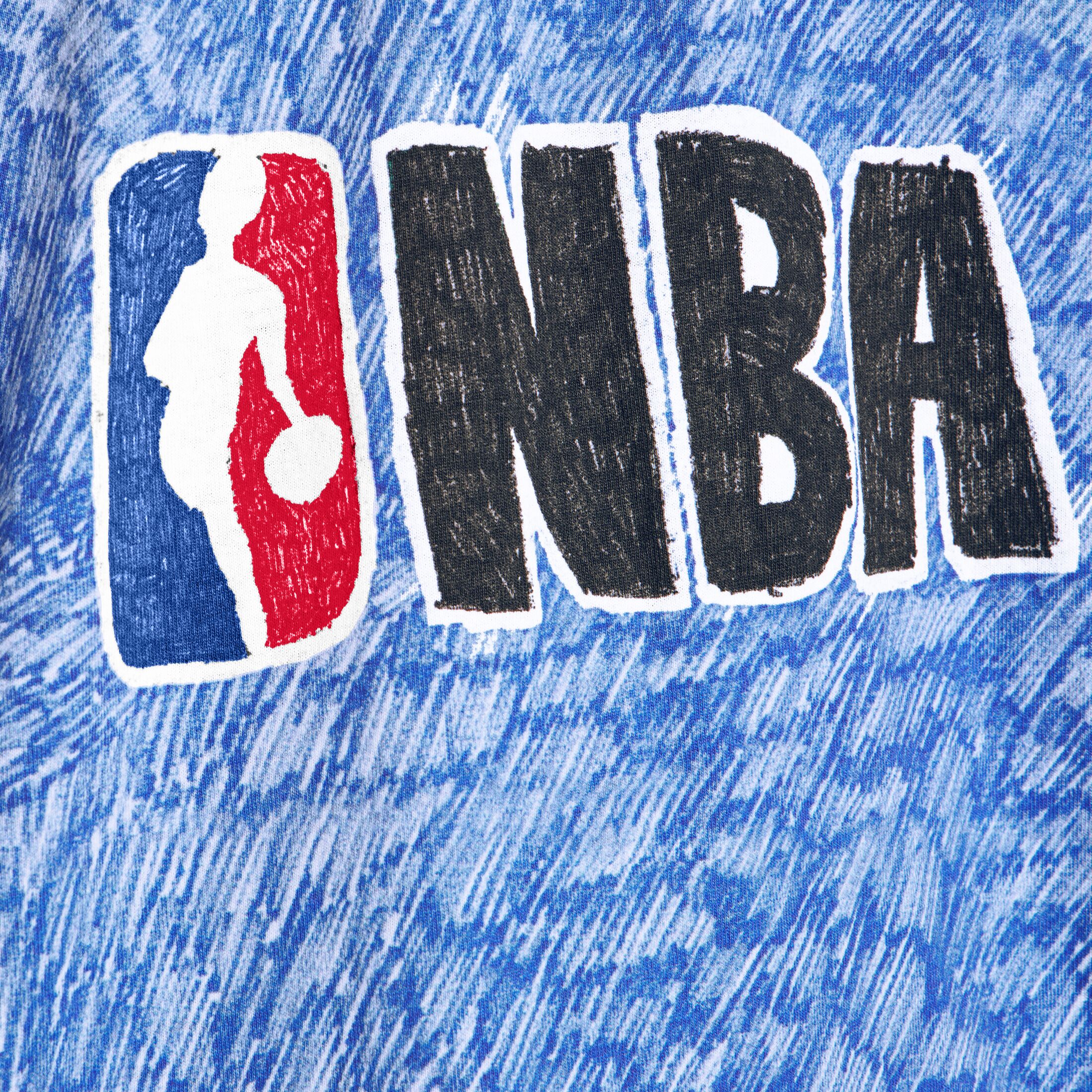 발렌시아가 남성 발렌시아가 | NBA 컬래버레이션 오버사이즈 티셔츠 (블루) A001VVTUVX64011