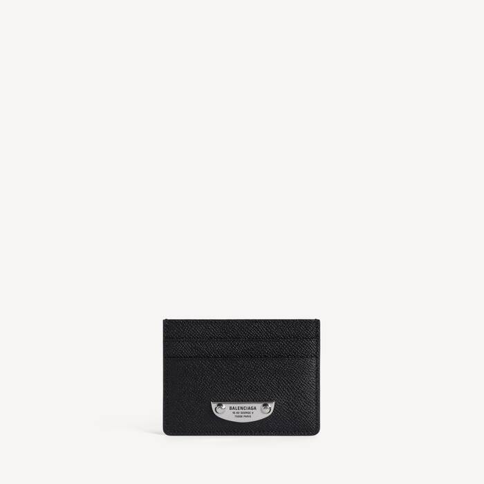 Men's Le City Uptown Card Holder in Black - Men | Balenciaga Denmark EN - Image 1